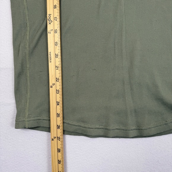 Lot of 2 Under Armour Mens Waffle Knit Henley Shirts Navy Olive Green Small - Picture 6 of 16